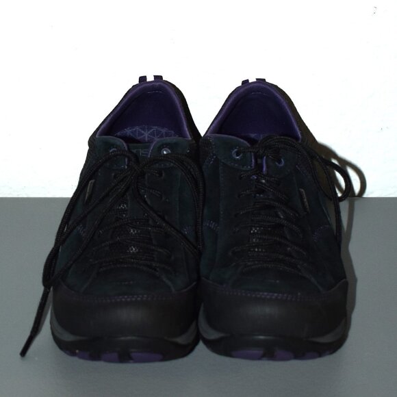 Women's Dansko Paisley Waterproof Outdoor Sneakers 37 Black/Purple Vibram Sole - Picture 2 of 13